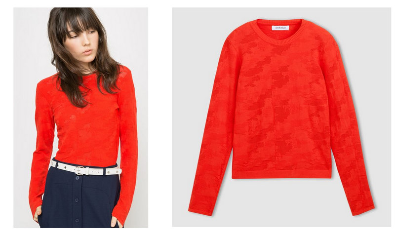 tentation-mode-pull-col-rond-rouge-carven-la-redoute